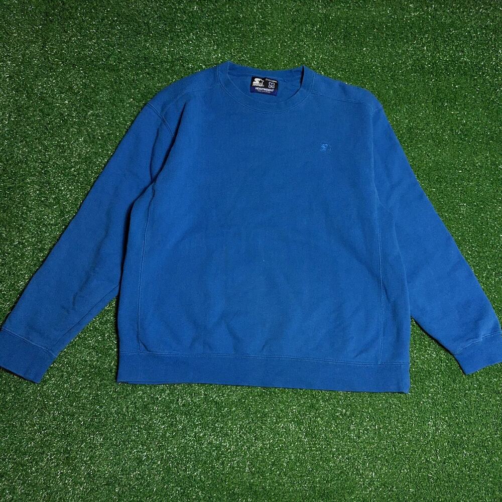 Vintage Starter crewneck Heavyweight blue MEDIUM
